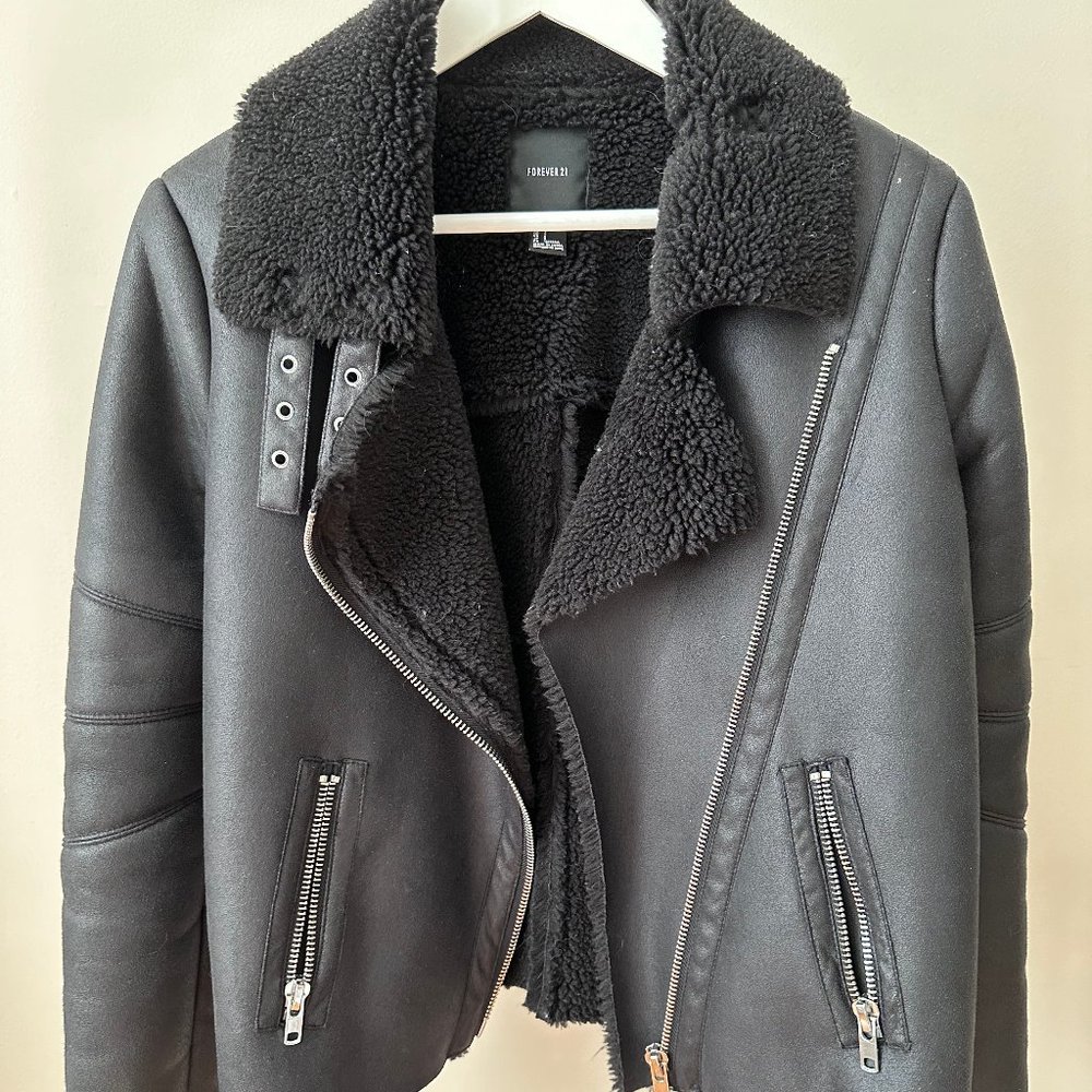 Forever 21 Faux Sherpa Jacket